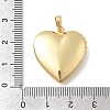 Valentine's Day Brass Heart Locket Pendants KK-D431-035A-G-3