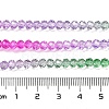 Transparent Painted Glass Beads Strands DGLA-A034-T3mm-A06-3