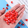 Acrylic European Beads MACR-S375-002B-M-6