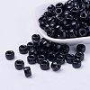 Opaque Acrylic European Beads X-PL338-45-1
