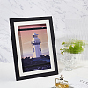 Wooden Oil Painting Storage Box Kids Flip Cover Photo Frame FIND-WH0136-75-4