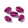 Baking Paint Cowrie Shell Beads SSHEL-M023-01F-1