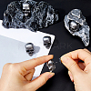 5Pcs Alloy Lapel Pin Backs for Backpack Clothes JEWB-DC0001-40-3