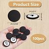  100Pcs Cloth Shank Buttons BUTT-NB0001-72A-02-2