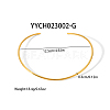 Simple 304 Stainless Steel Round Cuff Choker Necklaces Fashion Jewelry for Women RC6869-3-2