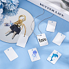 30Pcs Blank Double-sided Heat Transfer Aluminium Pendants DIY-BC0012-89D-5