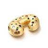 Brass Cubic Zirconia Pendants KK-M295-13G-J-2