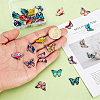 Printed Alloy Enamel Big Pendants PALLOY-PH0013-41-3