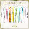 8Pcs Nylon Pendant Decorations HJEW-MA00050-2