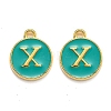 Golden Plated Alloy Enamel Charms LS-ENAM-Q437-15X-1