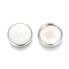 304 Stainless Steel Plain Edge Bezel Cups STAS-E460-10S-10MM-1