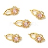SHEGRACE Bras Micro Pave Clear Cubic Zirconia Fold Ovar Clasps XGRQ5F477-807G-1
