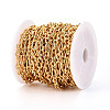 Brass Oval Link Chains CHC-T018-24G-2