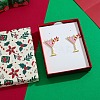 Christmas Alloy Enamel Stud Earrings FS-WGF3B22-01-4