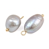 Natural Freshwater Pearl Pendants PALLOY-JF02153-02-2