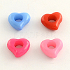 Opaque Acrylic European Beads SACR-Q099-M93-1