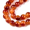 Dyed Natural White Jade Beads Strands G-T138-6mm-210-19-3