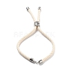 Twisted Nylon Cord Silder Bracelets DIY-B066-03P-28-2