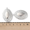 Rack Plating Brass Locket Pendants KK-G489-05P-4