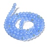 Imitation Jade Electroplate Glass Beads Strands EGLA-A039-J4mm-L04-2
