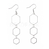 Tarnish Resistant 304 Stainless Steel Dangle Earrings EJEW-JE04001-03-1