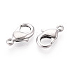 Brass Lobster Claw Clasps KK-YW0004-01C-P-2