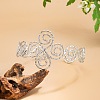 Iron Spiral Knot Upper Arm Cuff Bangles for Women WG4ED01-02-2