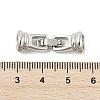Brass Fold Over Clasps KK-U059-11P-3