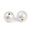Compressed Cotton Pearl Beads WOVE-V001-A01-8mm-1