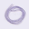 Glass Beads Strands EGLA-E057-02A-07-2