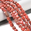 Dyed Natural Imperial Jasper Beads Strands G-U011-A02-01-2