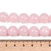 Round Natural Rose Quartz Gemstone Bead Strands G-J333-02-12mm-5