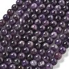 Natural Amethyst Beads Strands G-M445-8MM-01G-1