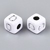 Opaque Acrylic Beads SACR-T035-03O-3