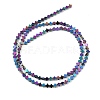 Electroplated Synthetic Non-magnetic Hematite Beads Strands G-J211-A05-01-3