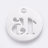 Non-Tarnish 304 Stainless Steel Pendants STAS-F233-15-P-2