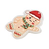 Christmas Theme Opaque Printed Acrylic Pendants SACR-S035-01B-2