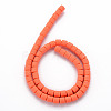 Polymer Clay Bead Strands CLAY-T001-C36-4