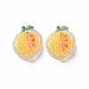 Transparent Epoxy Resin Cabochons CRES-S365-12-3