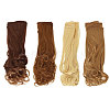4Pcs 4 Colors PP Doll Wig Long Curly Hair DIY-GL0006-20B-1