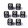Opaque Acrylic Beads LS-SACR-N002-01G-2
