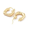 Brass Hoop Earrings EJEW-H301-02G-08-2