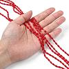 Opaque Glass Beads Strands GLAA-P001-03A-08-5