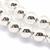 Electroplate Non-magnetic Synthetic Hematite Beads Strands G-L485-01E-S-2