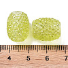 Transparent Resin European Jelly Colored Beads RESI-B025-01A-04-3