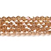 Transparent Electroplate Glass Beads Strands LS-GLAA-F029-2mm-A18-1