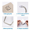 201 Stainless Steel Plastic Hook Hanger SW-TAC0002-06-5