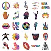 50Pcs Trendy and Cool Themes Paper Stickers STIC-C012-16-5