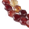 Natural Red Agate Beads Strands G-K359-C13-01-4