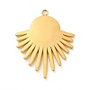 Ion Plating(IP) 304 Stainless Steel Pendant Cabochon Settings X-STAS-H172-13G-2